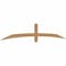 Ekena Millwork Bellingham Timber Gable Bracket, Western Red Cedar, 96"W x 16"H x 1 1/2"D x 3 1/2"F, 4/12 Pitch GBW096X16X0204BEL00SWR - alternate 5